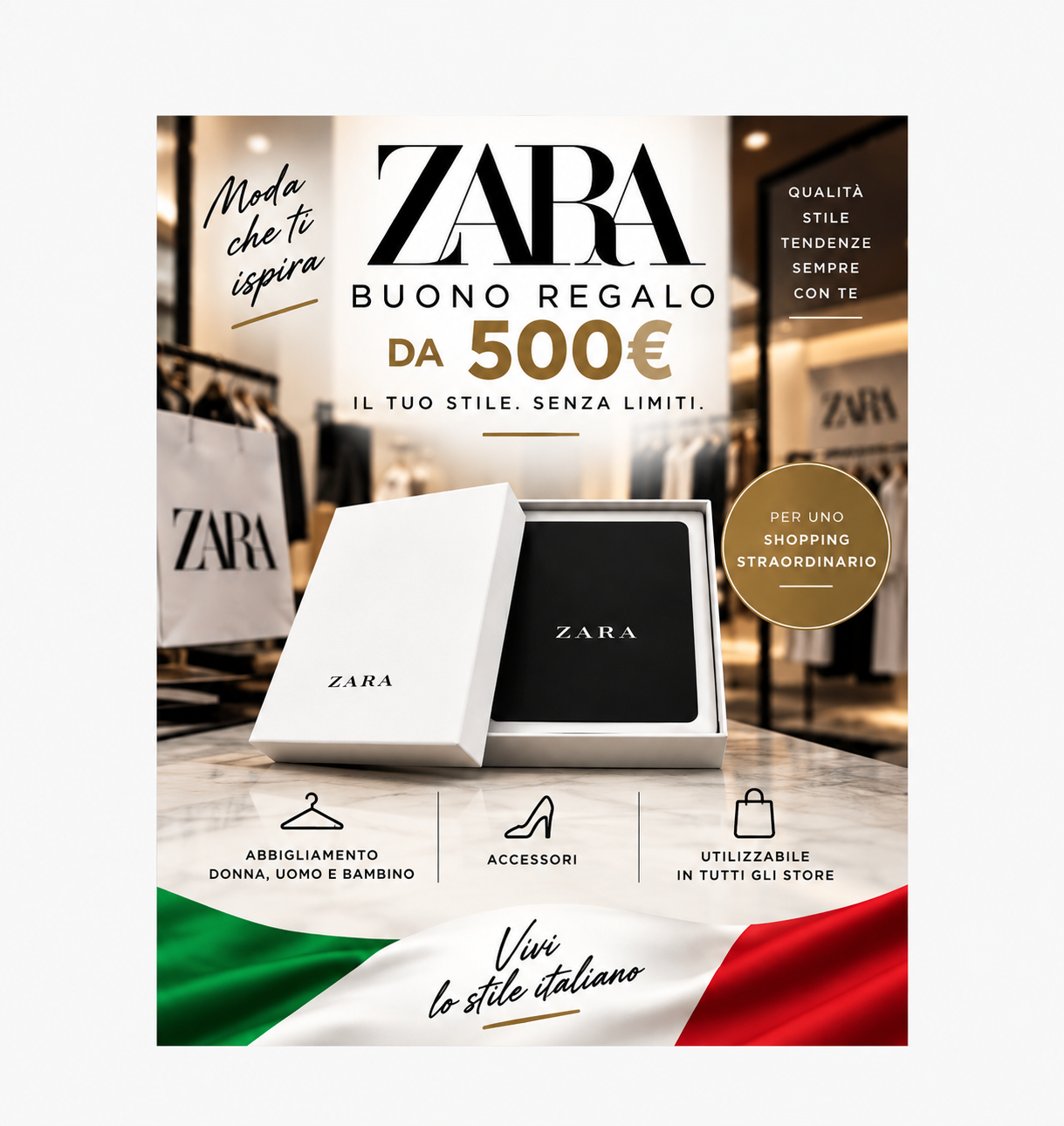 Premio spesa del valore di €1.000